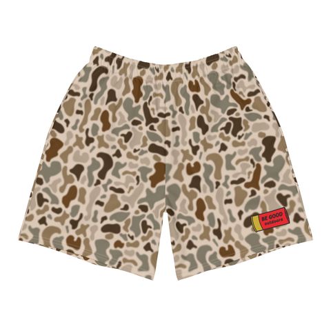 Old School Camo Outdoors Athletic Shorts