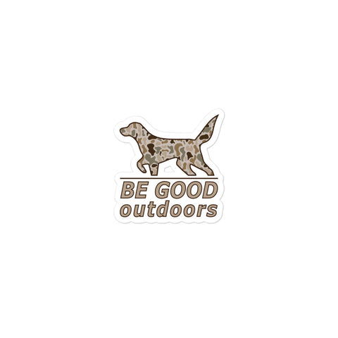 Be Good Outdoors Sticker